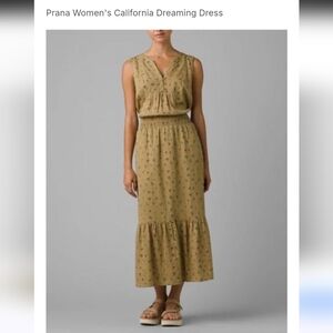 Prana Women's California Dreaming Dress - Sweet Grass Meadow